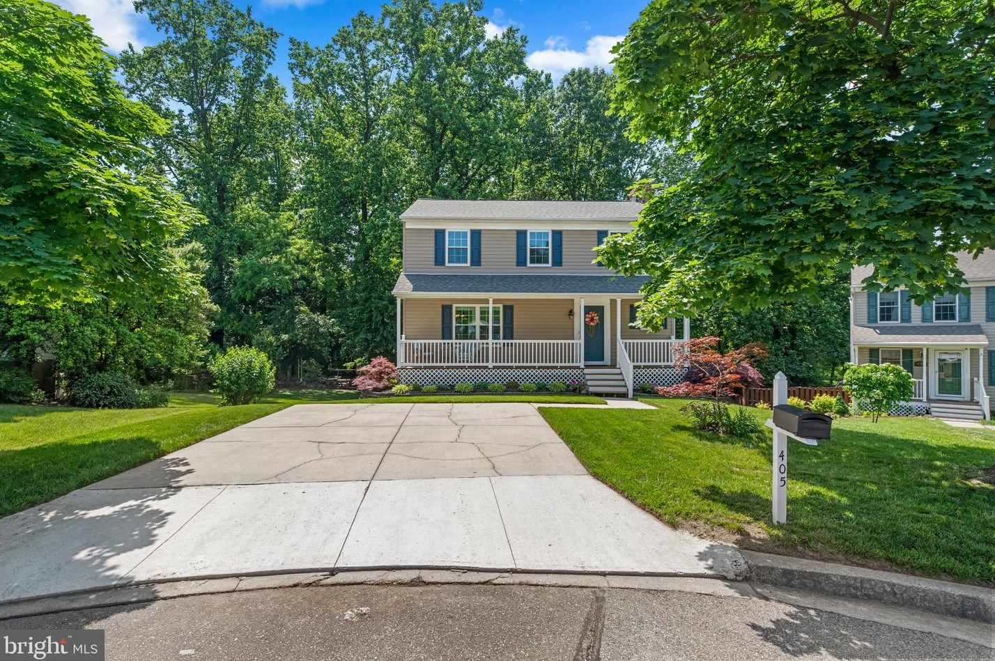 405 Birdsong Ct, Baltimore MD  exterior
