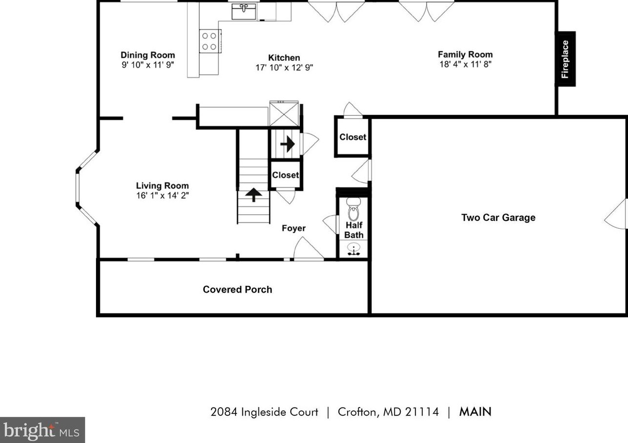 2084 Ingleside Ct, Crofton MD 21114-1849 exterior