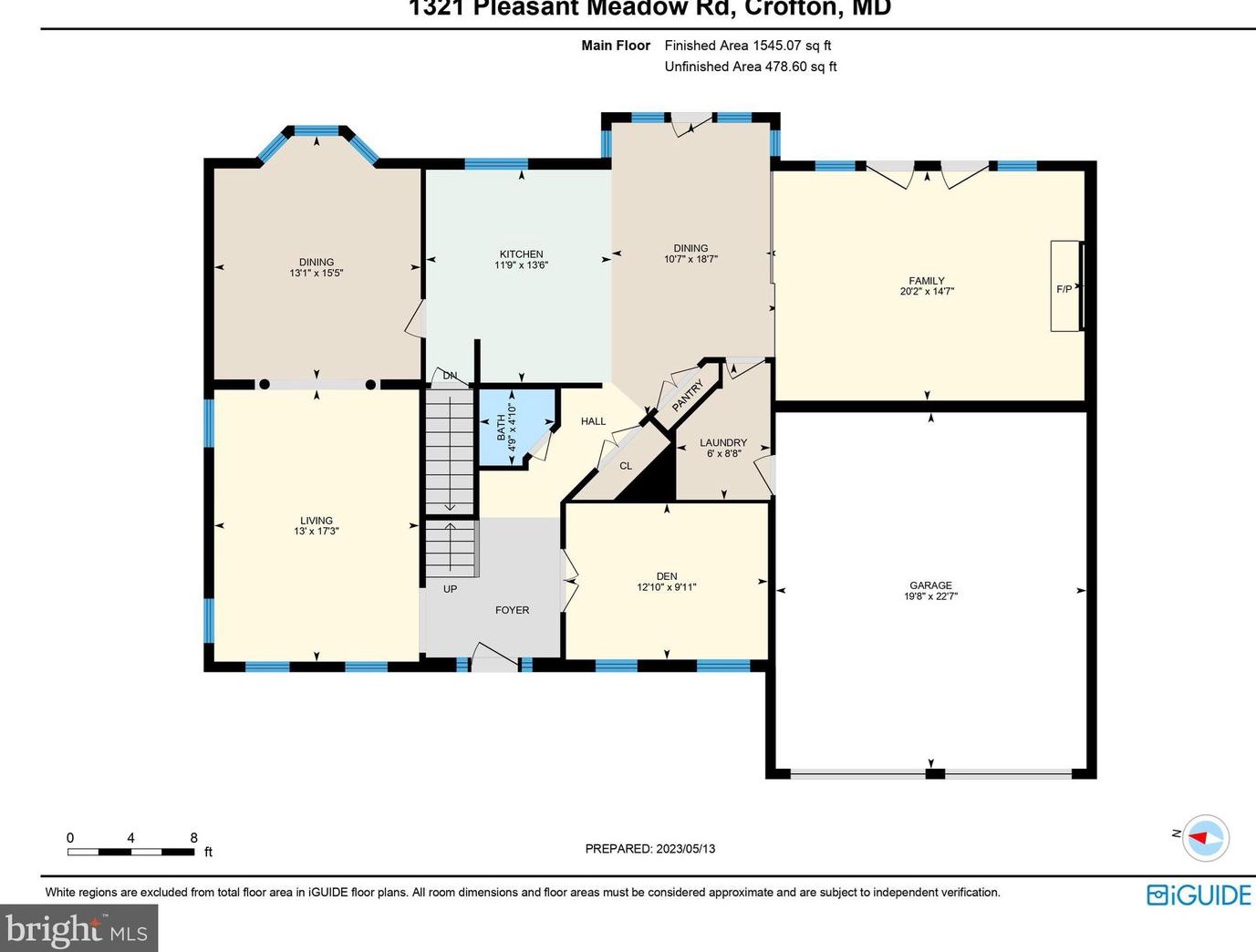 1321 Pleasant Meadow Rd, Crofton MD  21114-2651 exterior