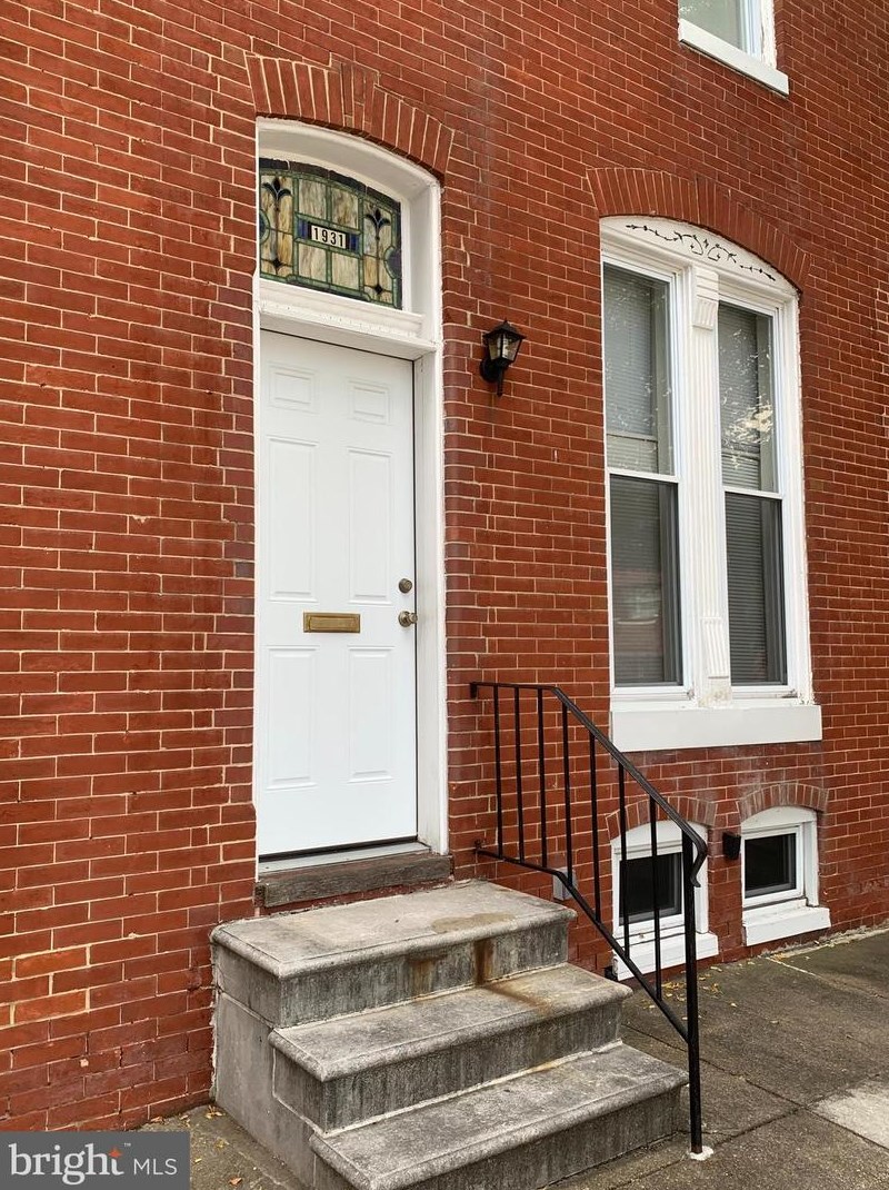 1931 Jefferson St, Baltimore MD  21205-2210 exterior