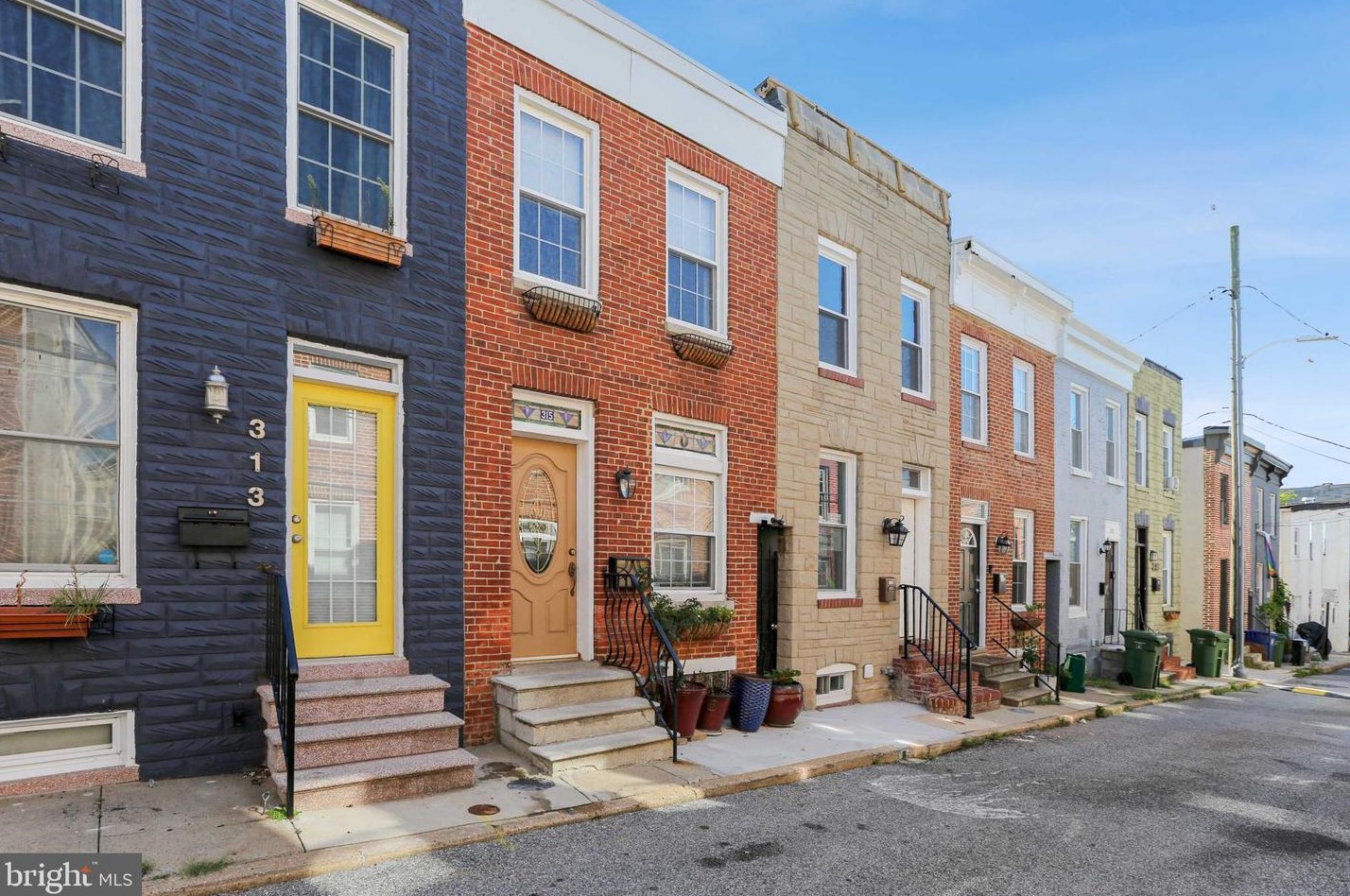 315 Madeira St, Baltimore MD  21231-2742 exterior