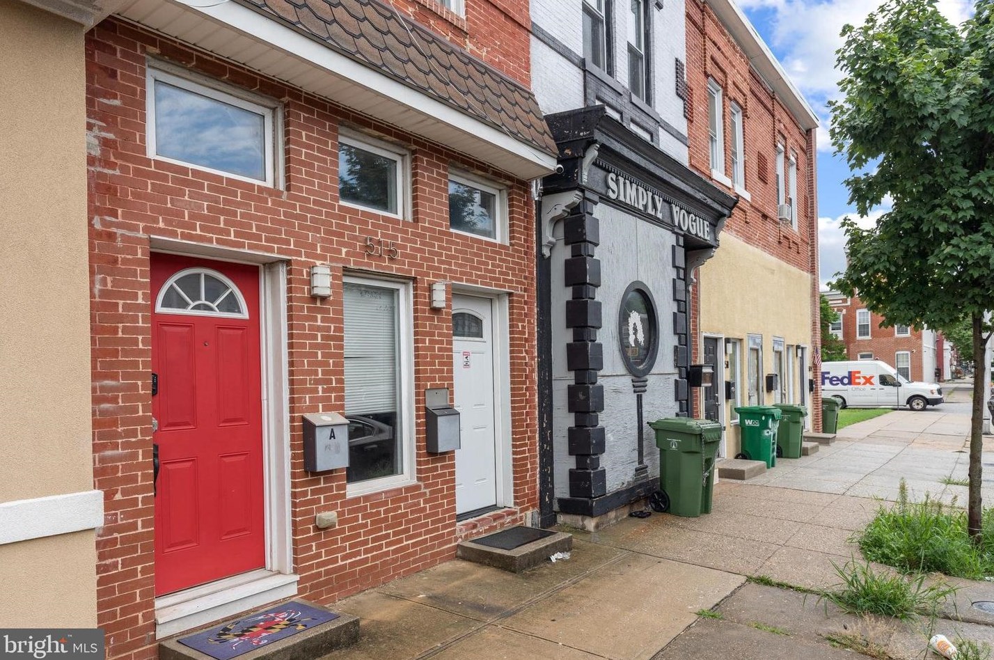 515 Chester St, Baltimore MD  21205-2301 exterior