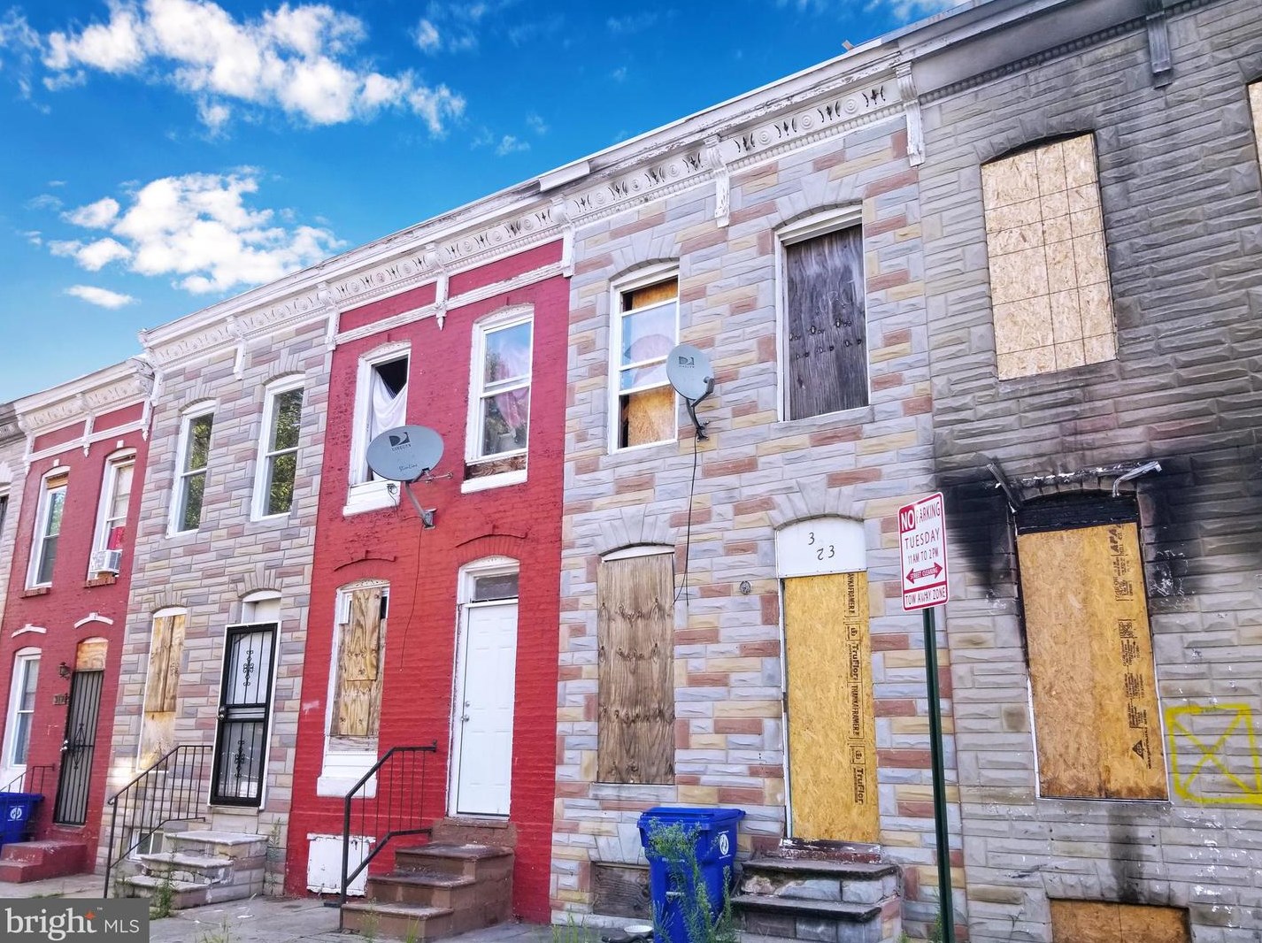 323 Furrow St, Baltimore MD  21223-2850 exterior