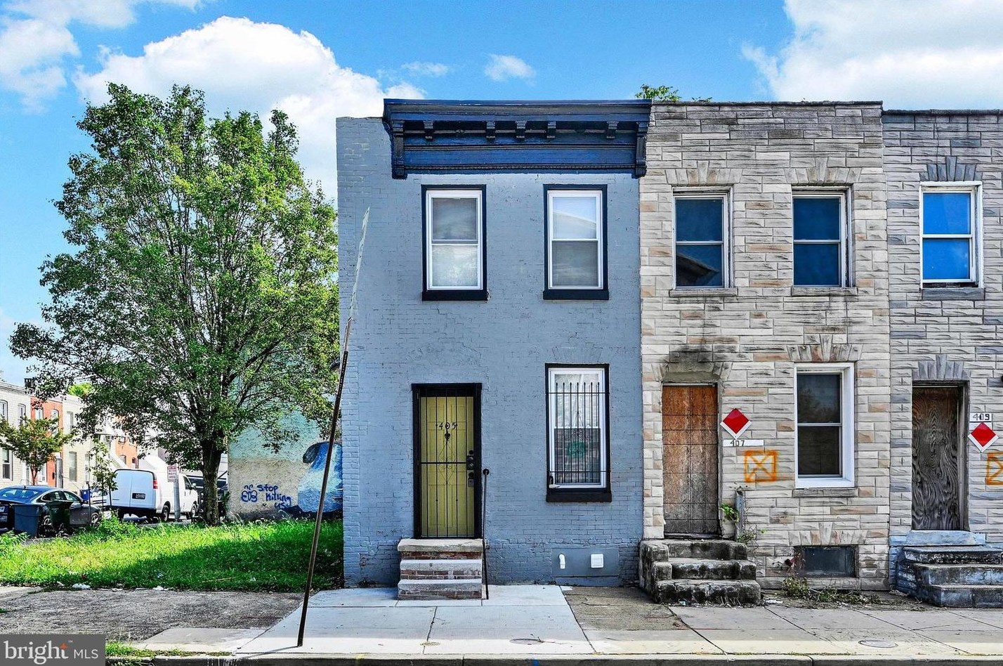 405 Monroe St, Baltimore MD  21223-3047 exterior