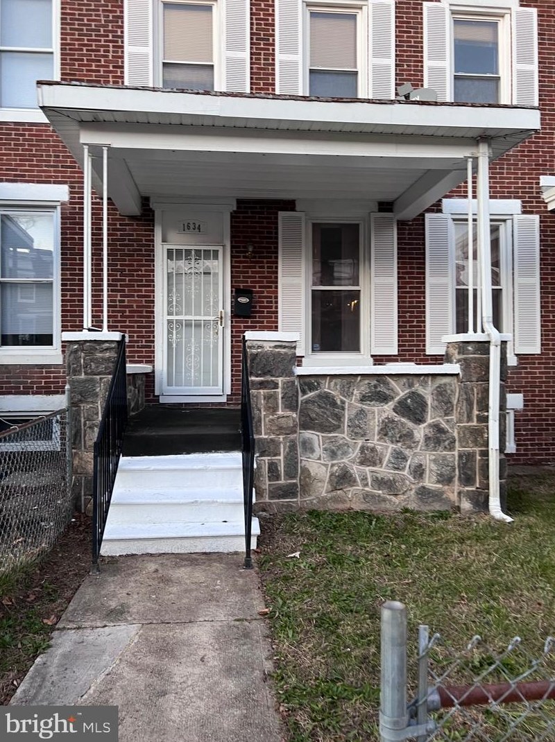 1634 Chilton St, Baltimore MD  21218-3708 exterior