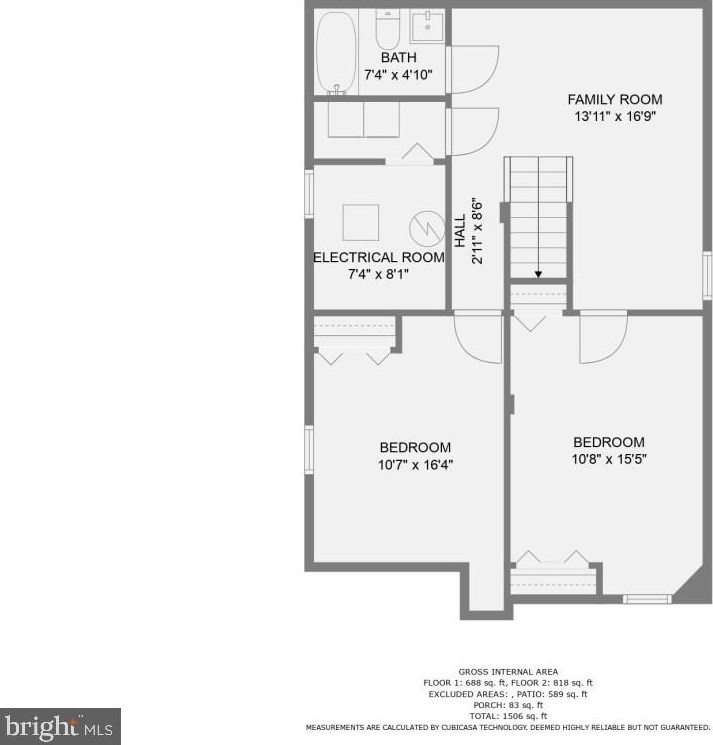 5818 Benton Heights Ave, Baltimore MD  21206-2539 exterior