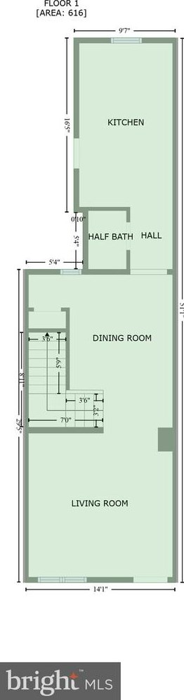 38 Poultney St, Baltimore MD  21230-4022 exterior