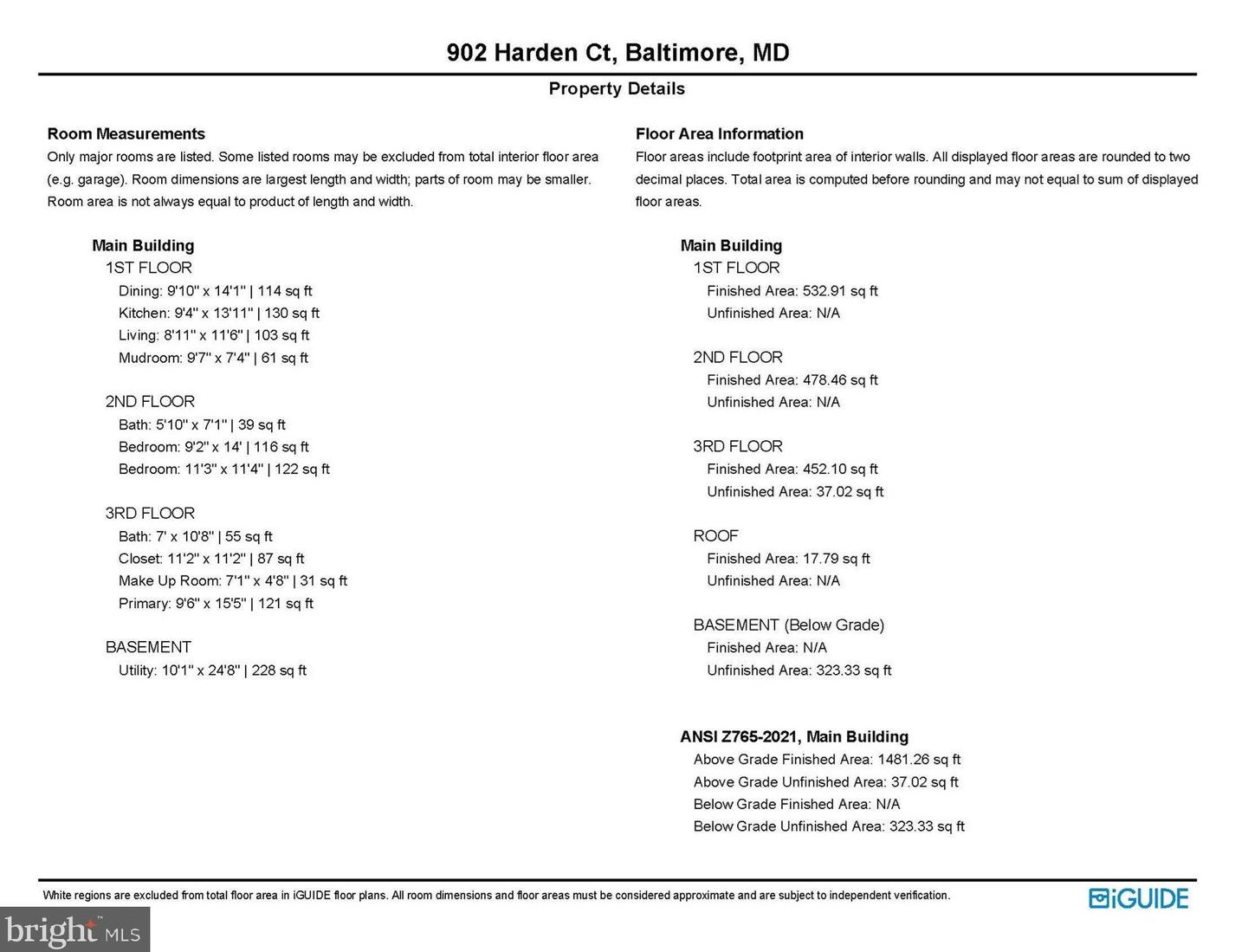 902 Harden Ct, Baltimore MD 21230-4014 exterior