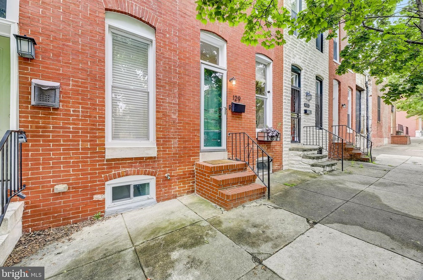 129 Collington Ave, Baltimore MD  21231-1634 exterior