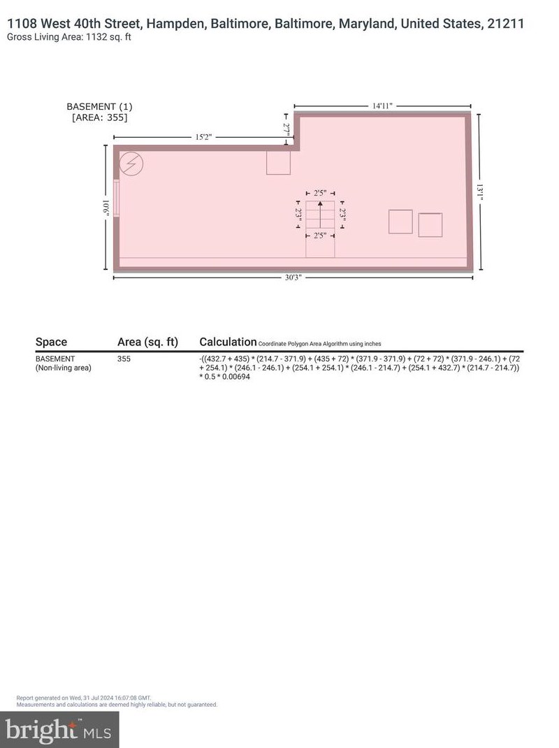 1108 40th St, Baltimore MD  21211-1723 exterior