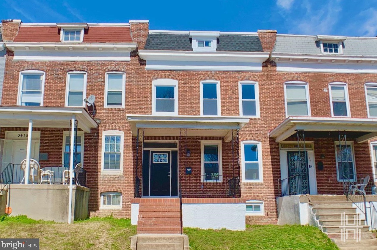 3416 Piedmont Ave, Baltimore MD  21216-2325 exterior