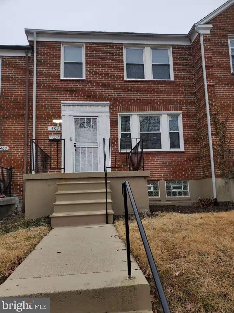 1403 Forest Park Ave, Baltimore MD  21207-4851 exterior