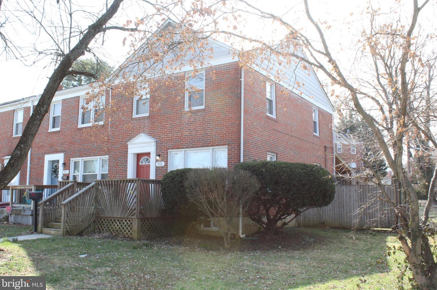 972 Fairmount Ave, Baltimore MD  21204-2682 exterior