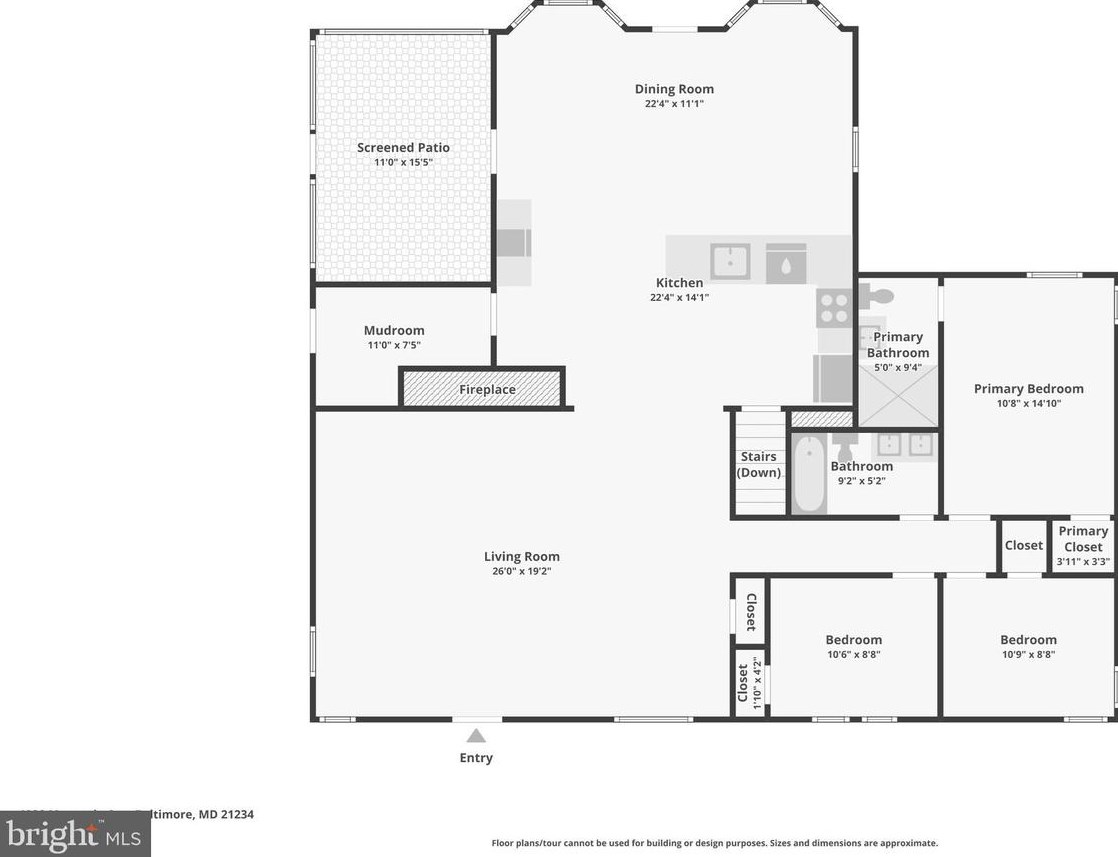 1932 Mountain Ave, Baltimore MD  21234-2726 exterior