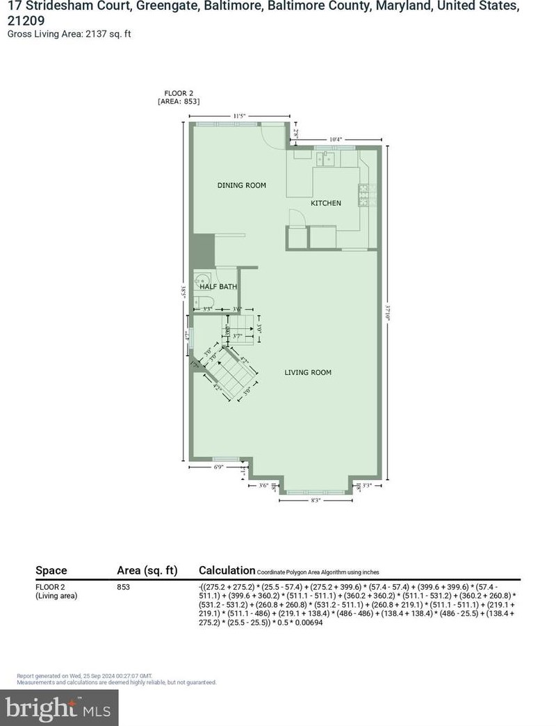 17 Stridesham Ct, Baltimore MD  21209-5301 exterior