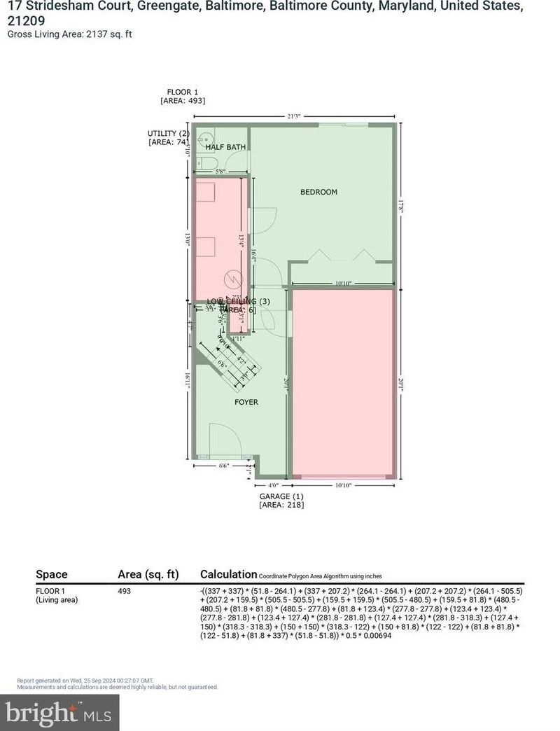 17 Stridesham Ct, Baltimore MD  21209-5301 exterior