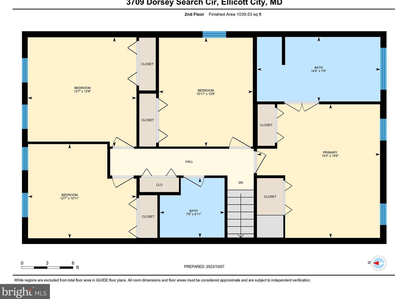3709 Dorsey Search Cir, Ellicott MD 21042-3753 exterior
