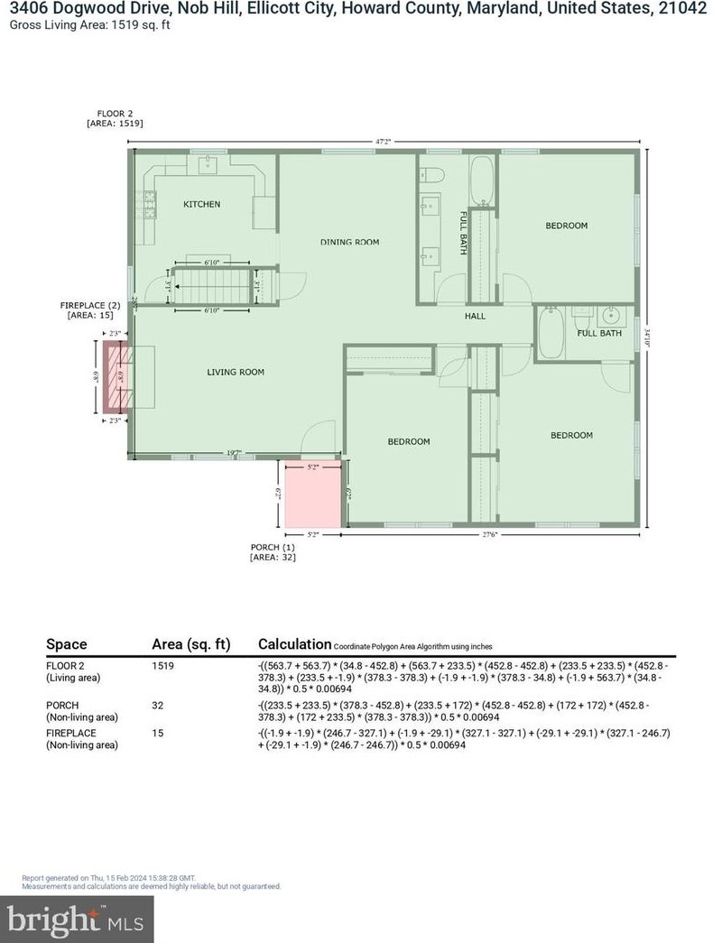 3406 Dogwood Dr, Ellicott MD  21042-3718 exterior