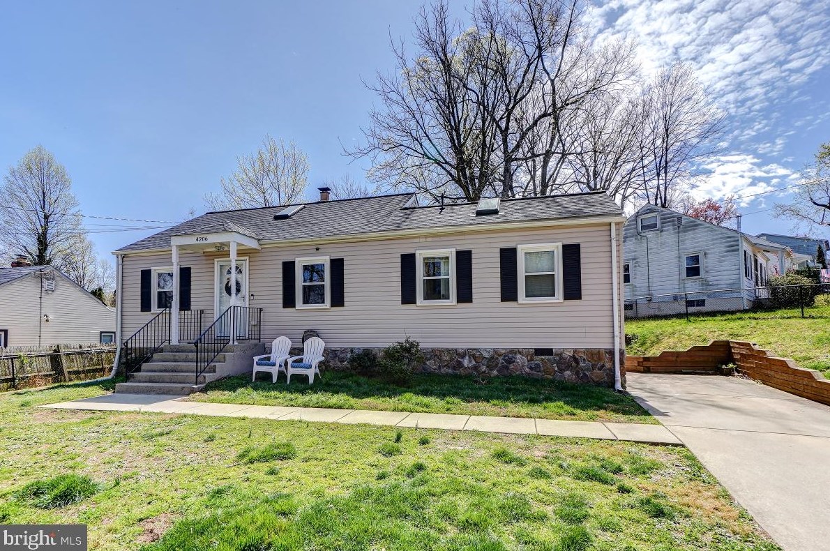 4206 Dahill Rd, Silver Spring MD  20906-4803 exterior