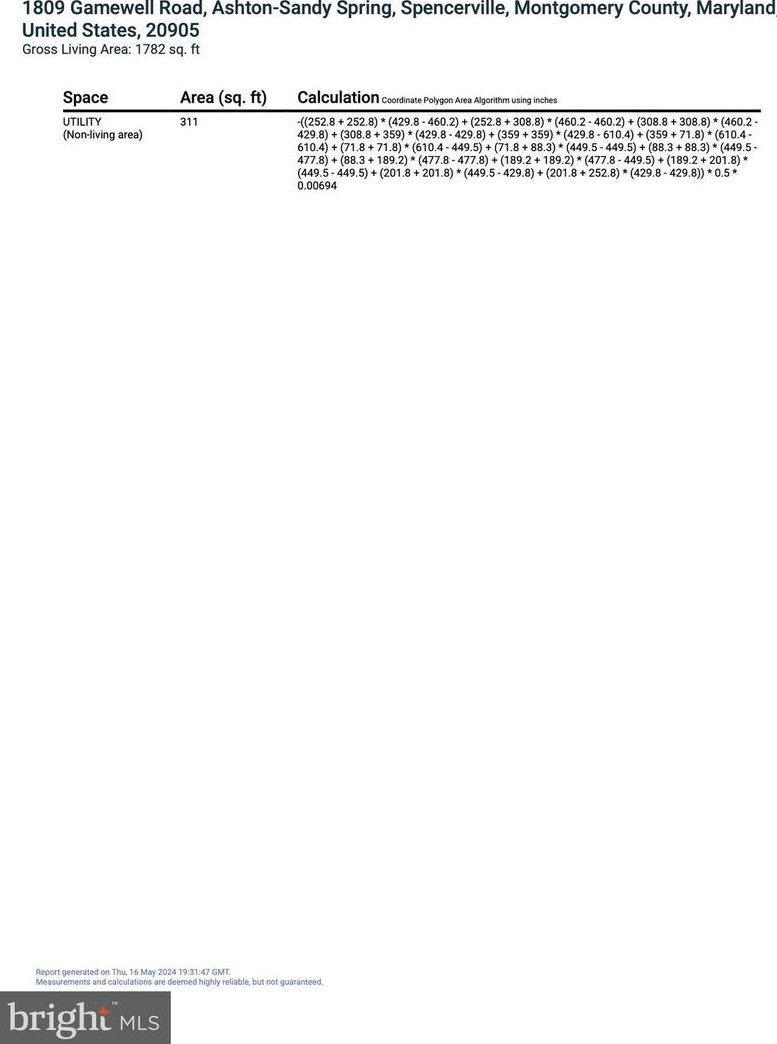 1809 Gamewell Rd, Silver Spring MD 20905-5117 exterior