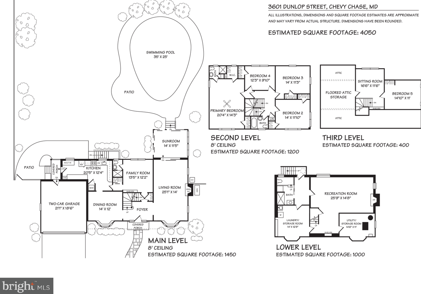 3601 Dunlop St, Bethesda MD 20815-5924 exterior