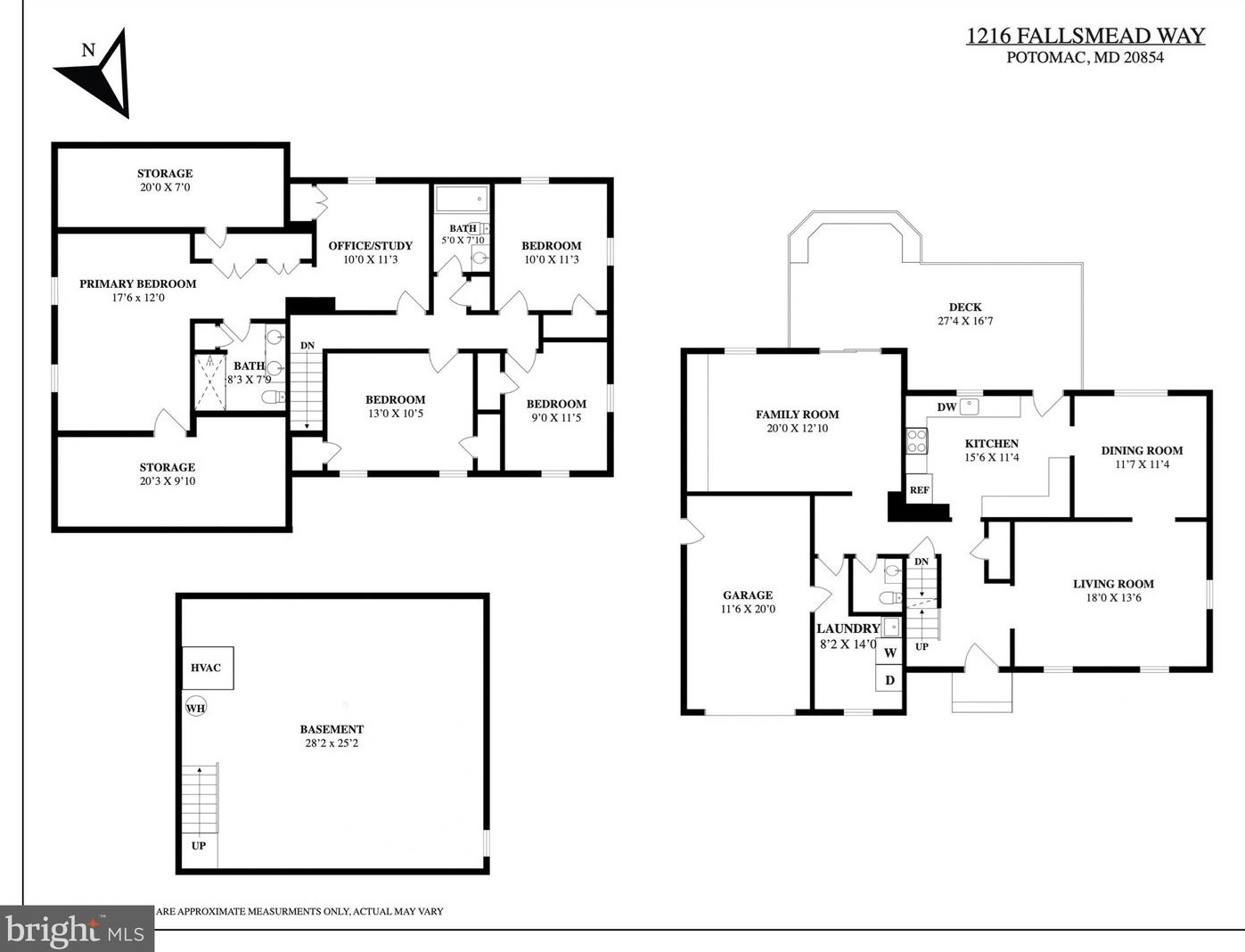 1216 Fallsmead Way, Rockville MD 20854-5549 exterior