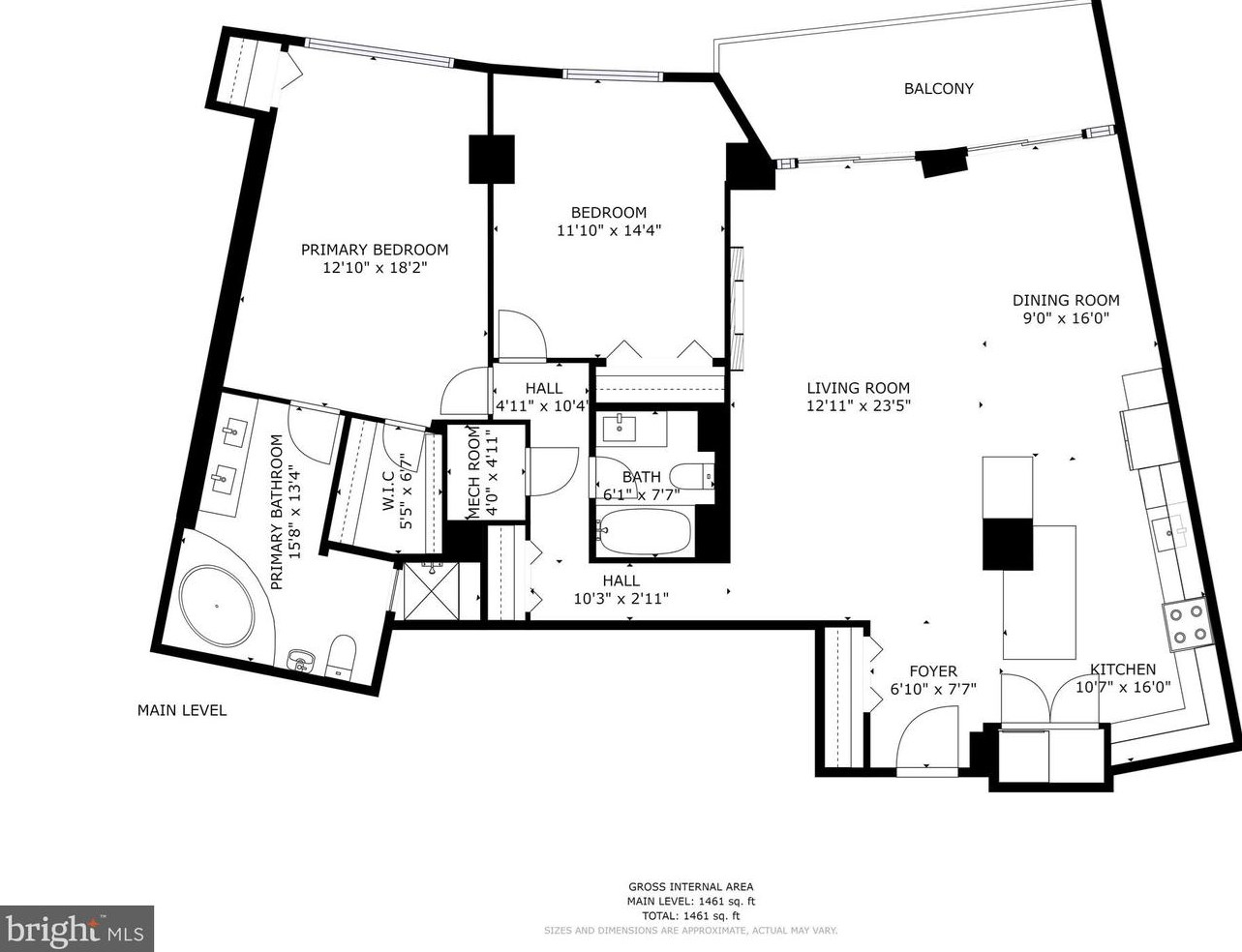 1300 Crystal Dr, Arlington VA  22202-3200 exterior