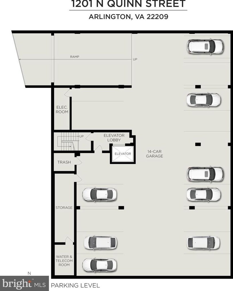 1201 Quinn St, Arlington VA  22209-3341 exterior