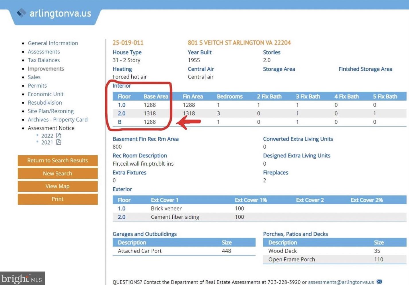 801 Veitch St, Arlington VA  22204-2124 exterior
