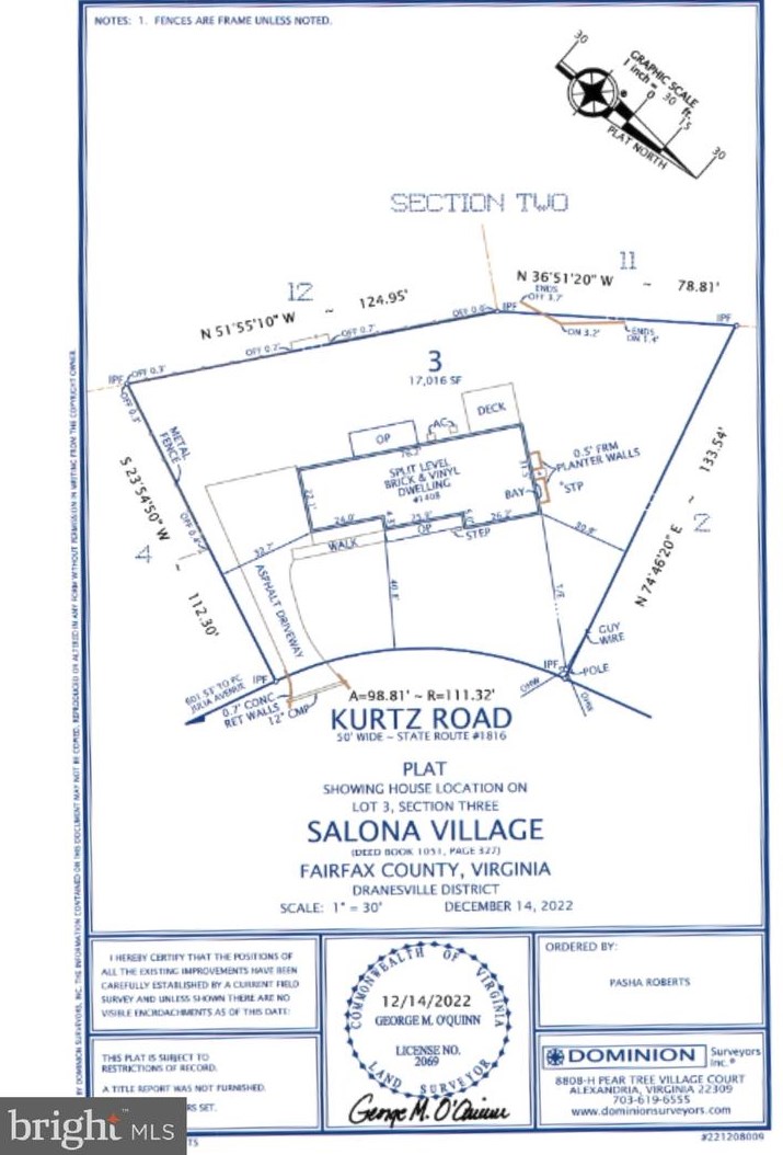 1408 Kurtz Rd, Mc Lean VA  22101-4019 exterior