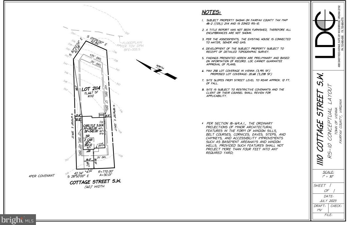 1110 Cottage St, Vienna VA 22180-6551 exterior