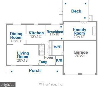 7601 Woodstown Dr, Springfield VA  22153-3532 exterior