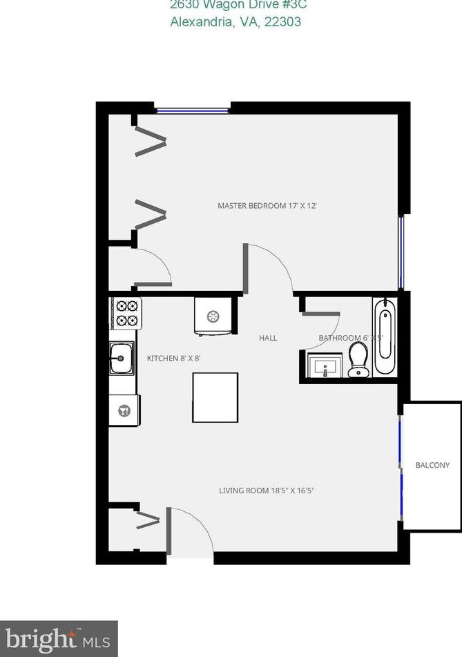 2630 Wagon Dr, Alexandria VA  22303-2627 exterior