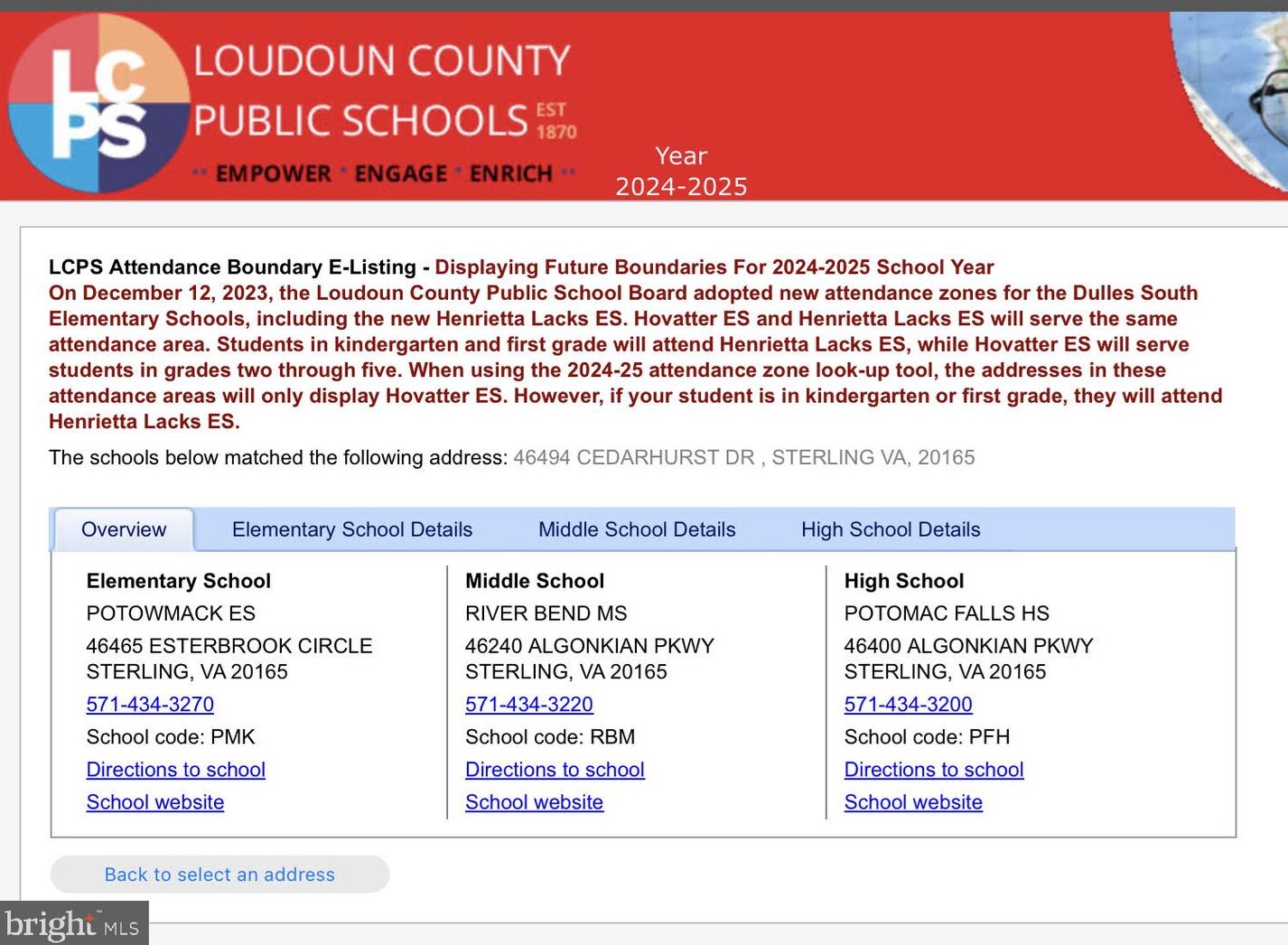 46494 Cedarhurst Dr, Sterling VA  20165-6485 exterior