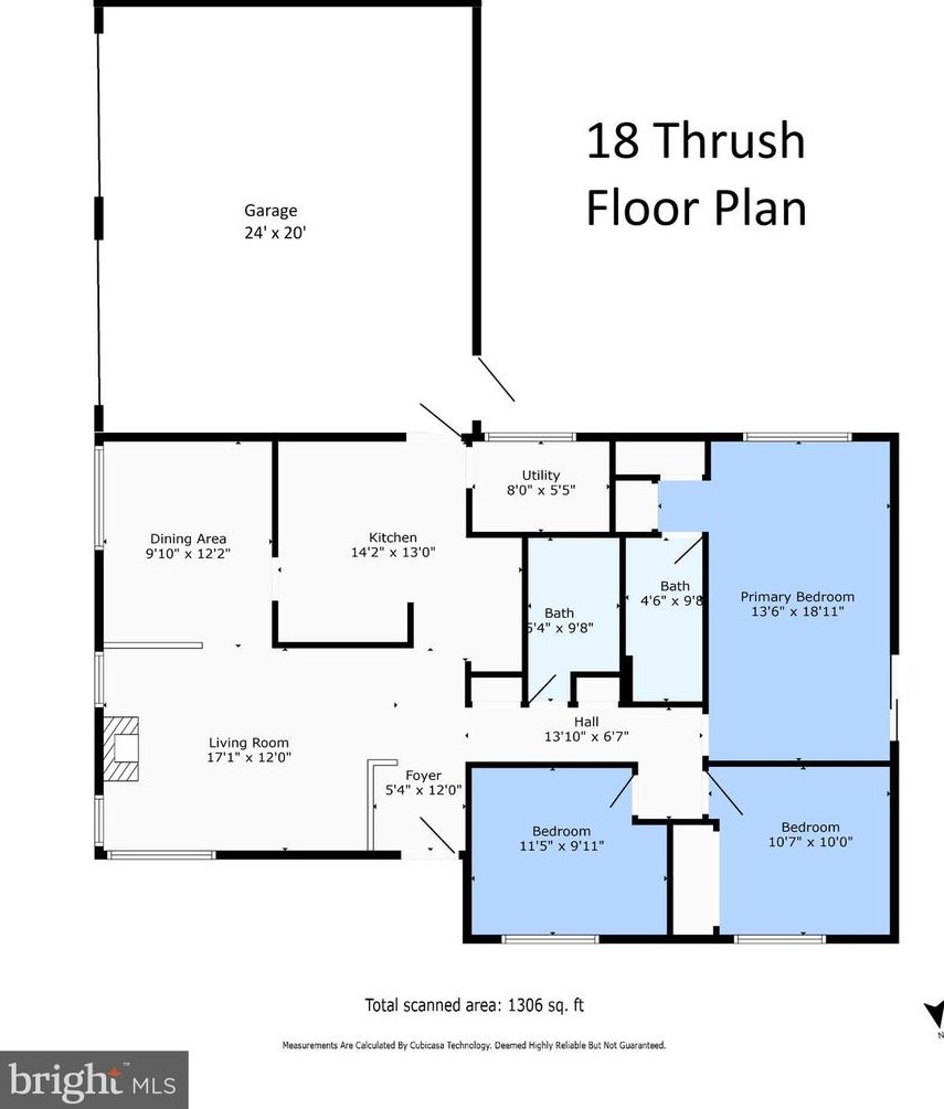 18 Thrush Rd, Dulles VA  20164-1614 exterior