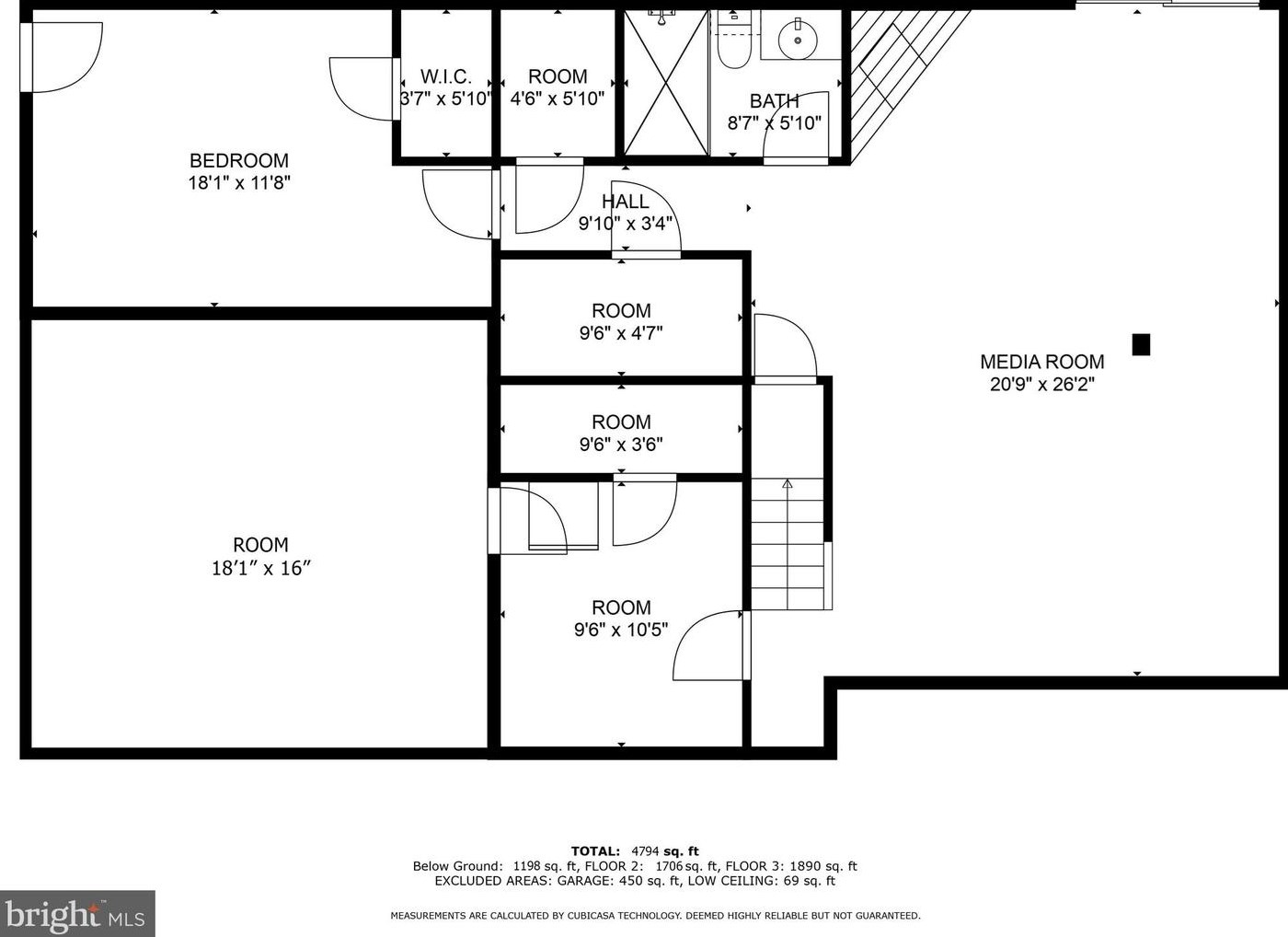 13332 Vista Forest Dr, Woodbridge VA  22192-4540 exterior