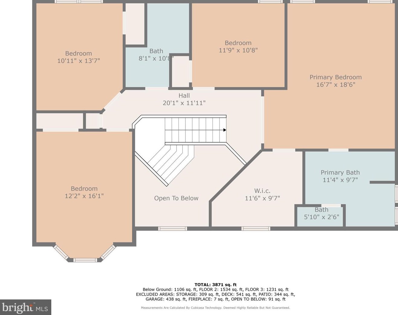 2 Kinross Dr, Stafford VA 22554-6579 exterior