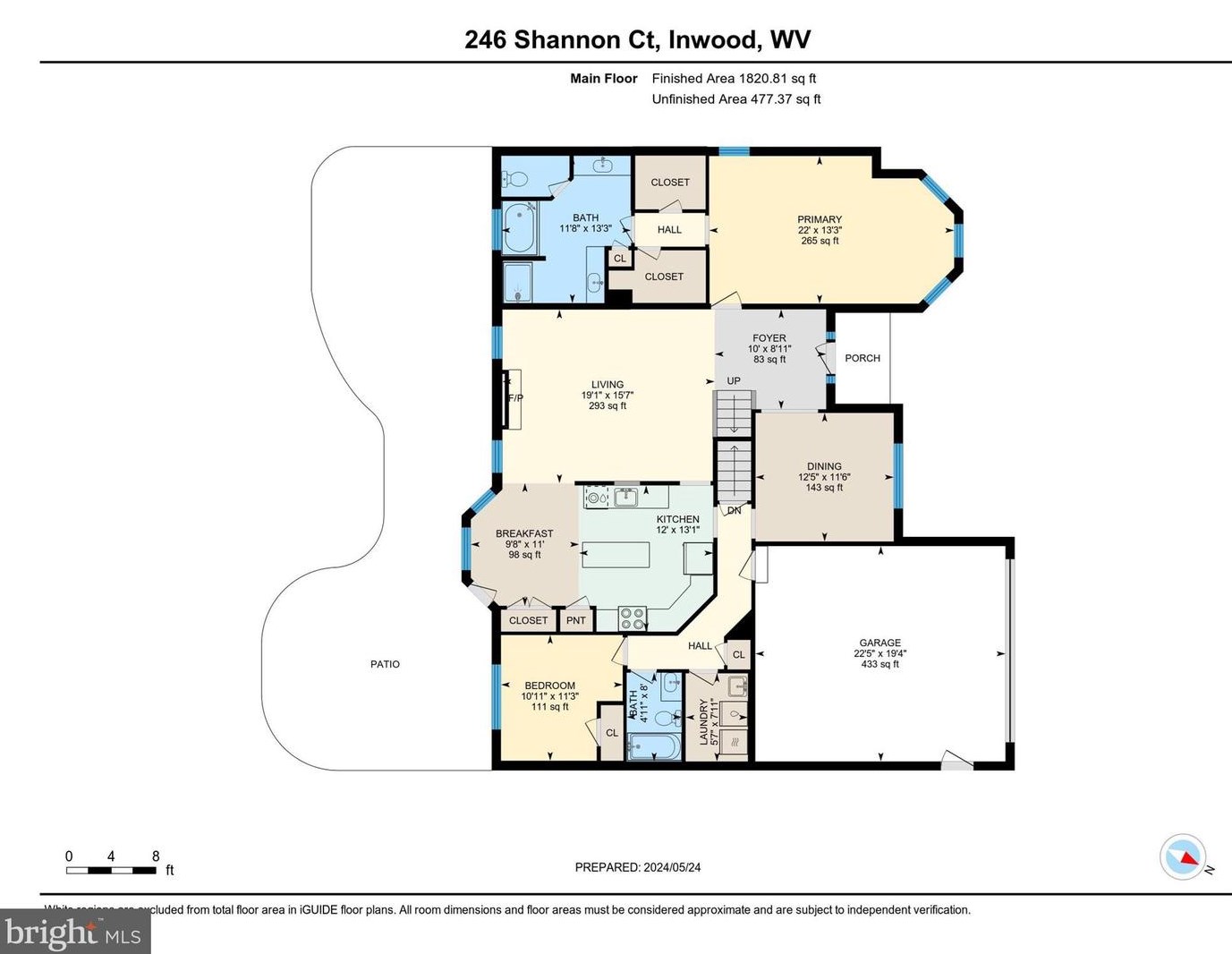 246 Shannon Ct, Inwood WV 25428-3876 exterior