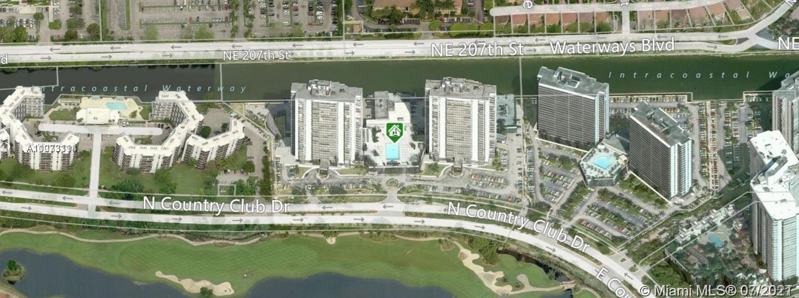 3675 Country Club Dr, Miami FL 33180-1731 exterior