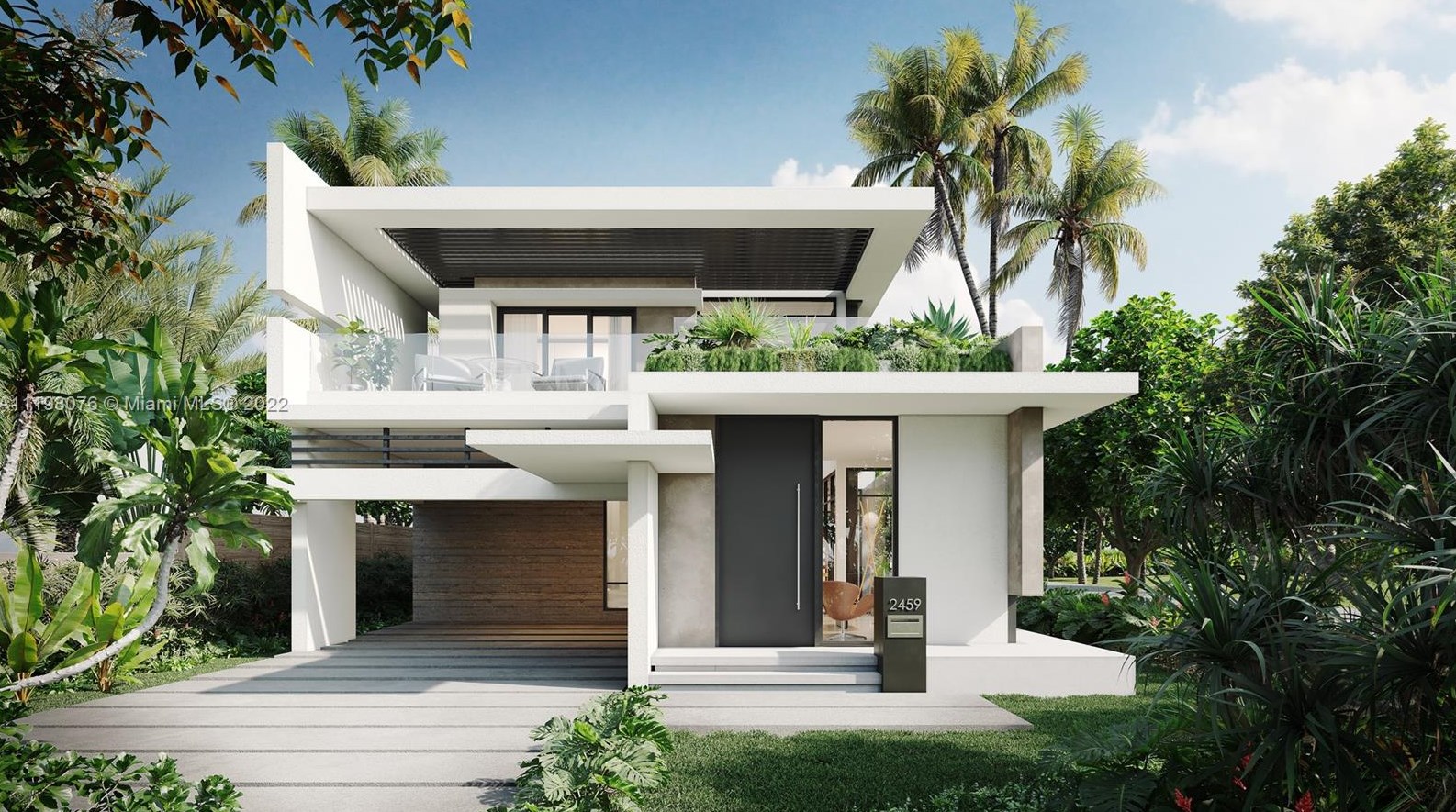 2459 Lincoln Ave, Miami FL  33133-3963 exterior