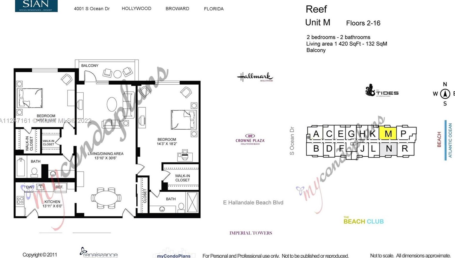 4001 Ocean Dr, Hollywood FL 33019-3005 exterior