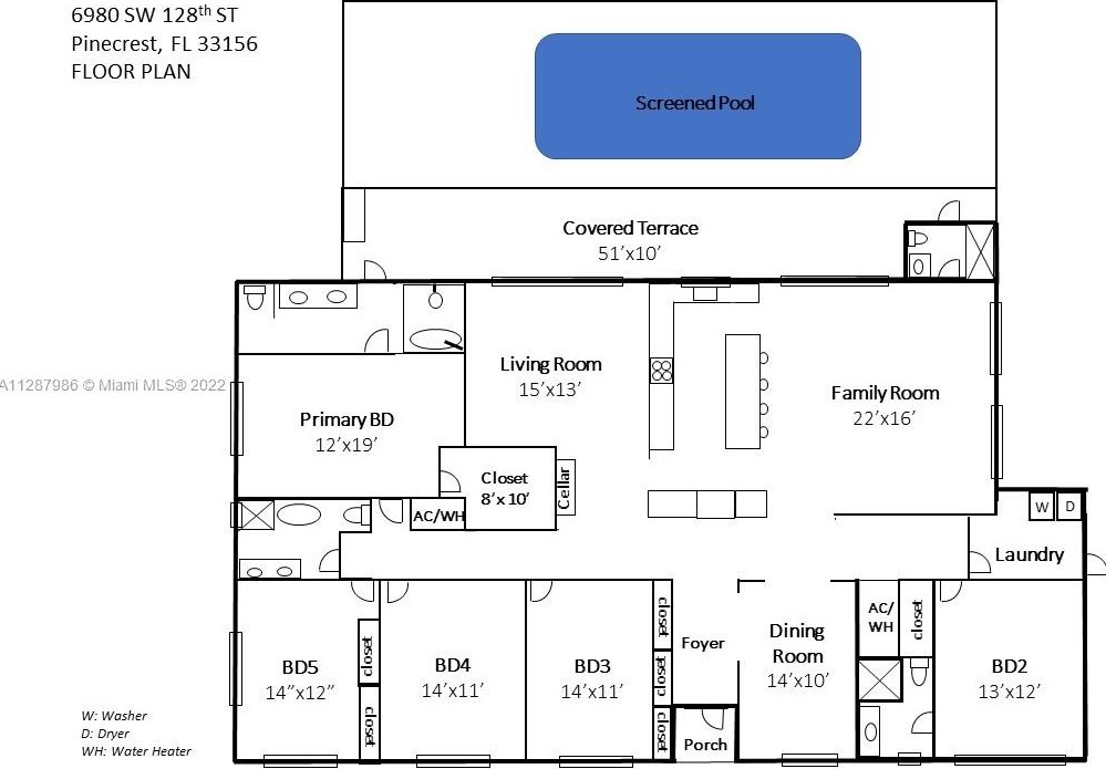 6980 128th St, Miami FL  33156-6280 exterior